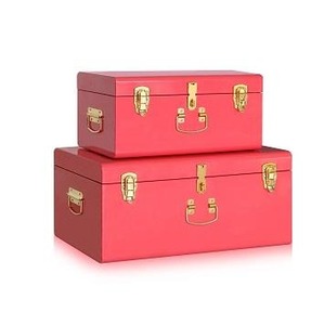 BABY CARE <b>METAL</b> GIFT BOX <b>TRUNK</b> BOX HOME ACCESSORIES DECORATIVE TREASURE CHEST for COST EFFECTIVE QUALITY <b>STORAGE</b> CONTAINER - Product Image 3