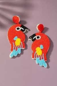 Festival Wear Boucles d'oreilles en perles brodées - Product Image 6