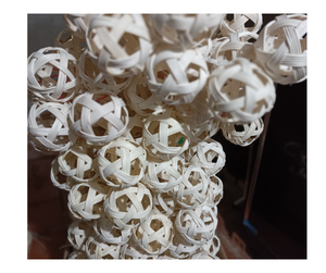 ลูกบอลหวายทอมือของตกแต่งบ้านบอลหวายสวยงามส่งจากเวียดนามในปริมาณมากพร้อมส่งออก - Product Image 5