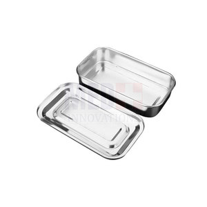 Nueva llegada Dental Autoclave Esterilización Cassette Bandeja Acero Inoxidable (Todos los tamaños disponibles) Rack Box Tray - Product Image 6