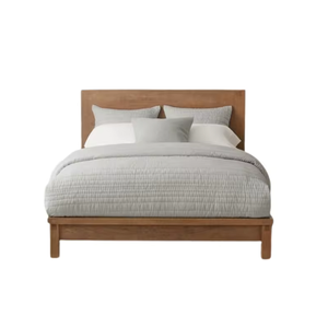 Juego de cama King de madera maciza Materiales de la mejor calidad Marco de cama para Hotel Villa Resort y muebles de dormitorio Fábrica directa - Product Image 1