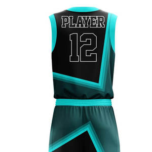 Venta en línea, conjuntos de uniformes de baloncesto juveniles personalizables para hombres, equipo de entrenamiento transpirable cómodo, opciones de talla grande disponibles - Product Image 5