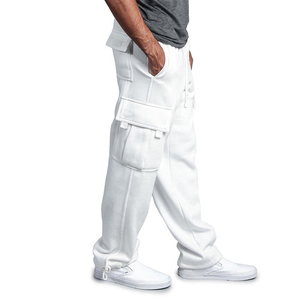 New Custom Sweats Blank Jogger Wide Leg Track Pant Cotton French Terry <b>Baggy</b> <b>Trousers</b> Straight Leg Flare <b>Men</b> Sweatpants - Product Image 6