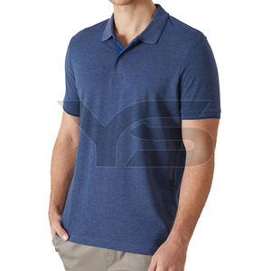 Diseño informal de botones para hombres para Polos Tela de Jersey transpirable Suministro ODM Polos con opciones multicolores - Product Image 4