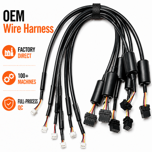 Ferrite Core Anti EMI Wire Harness Assembly XH PH ZH Connector Cable for Air Conditioner Heat Pump Industrial Control OEM Custom - Product Image 1