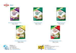 Nona ketupat Wangi pandan (เกี๊ยวข้าวบีบอัดเอเชียตะวันออกเฉียงใต้) เค้กข้าวต้มห่อด้วยใบปาล์ม780G X 18 pkts - Product Image 3