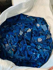 Blue Irregular HDPE/LDPE Plastic Scrap Regrind High Impact Resistance High Flow <b>Film</b> Grade Injection Molding Grade - Product Image 4