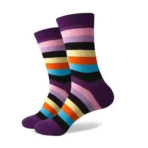 Your Own Logo Private Label Fashionable Factory Made Socks New Design Long Organic Wool Socks Men