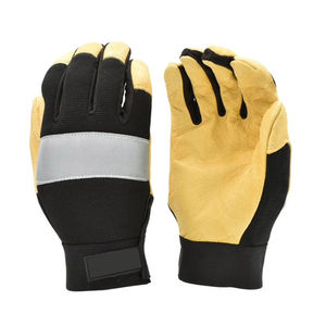 Guantes DE TRABAJO mecánicos de protección de mano de trabajo de cuero de alta calidad al por mayor Guantes mecánicos de seguridad de mano de trabajo industrial - Product Image 1