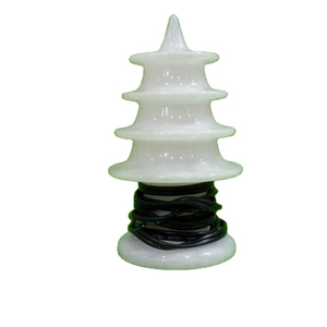 Lampe en forme d'arbre d'onyx blanc, lampe en pierre de cristal blanc, lampe en marbre d'onyx blanc - Product Image 1