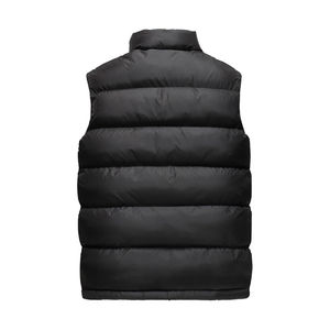 Wholesale Custom Men's Outdoor Puffer <b>Vest</b> Waterproof Windproof | Warm Quilted Sleeveless Bodywarmer Gilet for Autumn Winter - Product Image 4
