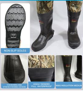 Vadeadores de Caza de Neopreno Transpirables y Aislantes, Impermeables, con Camuflaje, Fabricados en Pakistán - Product Image 5