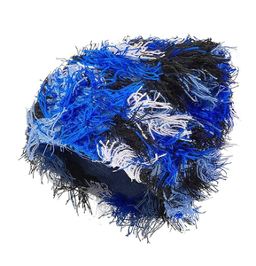 Cagoule en détresse tricoté casquette hommes Camouflage polaire floue cagoule masque femmes hiver extérieur garder au chaud froid plein visage Ski chapeau - Product Image 1