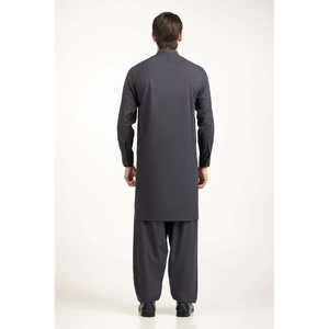 Trajes de Estilismo SK-STY25-013 con Botones y Cremallera, de Viscosa Peinada, Disponibles en Talla XL para Bodas y Negocios - Product Image 2