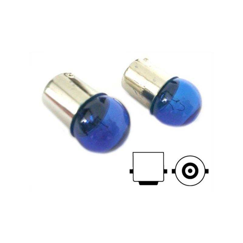 G18 BA15S R10W 12V 10W Halogen Bulb Position Lights Blue Color - Cars & Motorcycles / Lights & Bulbs