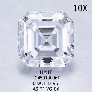 IGI 1ct 2ct 3ct 4ct 5ct D Couleur VS Clarté Synthétique CVD HPHT Asscher Cut Lab Grown Diamond - Product Image 5