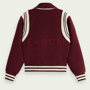 Meilleure veste de baseball pour homme de qualité supérieure 2026 en taille adulte avec col montant, faible MOQ, veste de baseball - Product Image 1