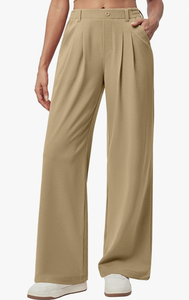 Pantalones Anchos de Cintura Ultra Alta con Dos Bolsillos Laterales, Diseño Nuevo, Cómodos e Informales, Logotipo Personalizado, Venta al por Mayor Directa de Fábrica de Bangladesh - Product Image 2