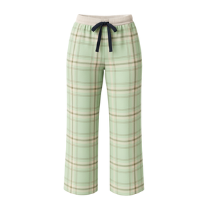 Pantalones de Pijama de Pierna Ancha para Mujer, Suaves, Sólidos, con Cordón, Holgados, Resistentes al Viento, Ecológicos y Transpirables, Venta al Por Mayor - Product Image 1