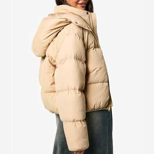 Chaqueta larga acolchada para mujer, precio de fábrica, servicio OEM, transpirable y cómoda, MOQ bajo, chaqueta acolchada para mujer, nuevo diseño - Product Image 3