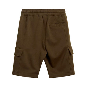Nouveau short de survêtement élégant en molleton de couleur unie avec poches pantalon court à la taille avec cordon de serrage brodé avec logo personnalisé pour hommes - Product Image 2