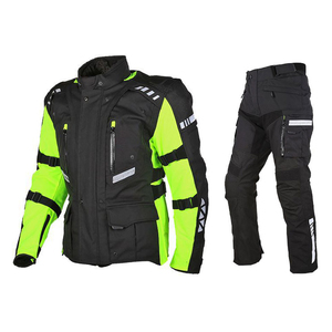 Top classement marque Logo véritable cuir de vachette moto Auto course costume ensemble pour hommes femmes un et deux pièces décontracté - Product Image 5