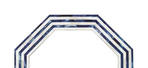 Elegante espejo de pared con incrustaciones de resina, decoración de diseño Premium para salas de estar y oficinas - Product Image 6