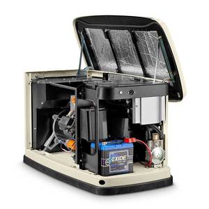 Générateur de secours Generac 70771 20/17 kW refroidi par air, système de démarrage automatique par lanceur, 24V, 10A, pour usage domestique, boîtier en aluminium - Product Image 6