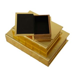 Gold Fancy <b>Wooden</b> Decorative <b>Box</b> Gift Packaging for Home Kitchen Wedding Christmas Jewelry Storage Organizer <b>Box</b> Bulk Quantity - Product Image 2