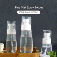 Botellas de Spray con Bomba y Etiqueta Personalizada Serigrafiada, de PETG, con Pulverizador Fino, para Perfume, Tónico, Humectante, Modelo Mini, Unalilia, 1oz/2oz/3oz