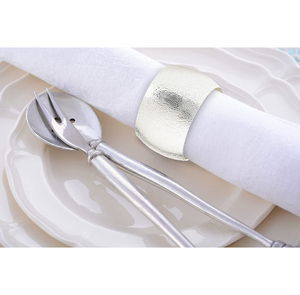 Servilletero de Metal dorado antiguo con diseño de forro, forma redonda para cenas, fiestas, Decoración de mesa de comedor, servilletero - Product Image 6