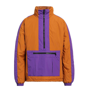 Personnalisable demi fermeture éclair veste grande taille garçons haute qualité respirant Nylon à la mode à capuche décontracté extérieur Style coupe-vent - Product Image 5