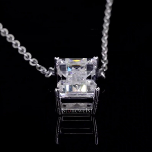 Colgantes y dijes de joyería fina unisex HPHT Lab Grown Diamond con DEF VVS VS I Letter Face Silver/Gold con certificado IGI - Product Image 1