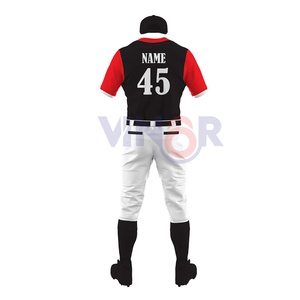 Jersey de béisbol de alta calidad hecho a medida, conjunto de Material de poliéster, ropa de equipo de estilo, uniformes de Etiqueta Privada, su propio diseño - Product Image 3