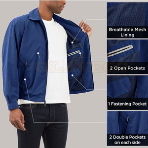 Vêtement décontracté de haute qualité, imperméable et coupe-vent, en toile, pour marque privée, style streetwear - Product Image 3