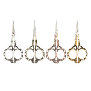 Ciseaux de broderie Ciseaux de travail d'art artisanal Ciseaux de broderie de beauté vintage en acier inoxydable lisse OEM - Product Image 2