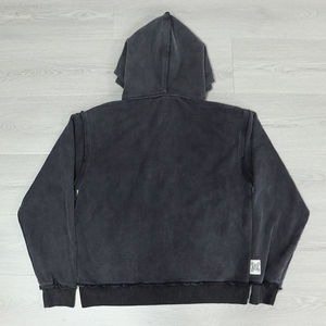 เสื้อฮู้ดดี้ผู้ชายผ้าฟลีซขนาดใหญ่พิเศษ สไตล์สตรีทแวร์ แบบสวมหัวลำลอง สำหรับฤดูหนาว อุ่นสบาย ผ้าฝ้ายเรียบง่าย ดีไซน์ทันสมัย - Product Image 3