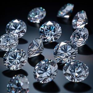 เพชรทรงกลมสีขาวแฟนซีเพาะเลี้ยงในห้องปฏิบัติการ CVD ได้รับการรับรองจาก IGI ความใส VVS มีจำหน่ายจำนวนมากสำหรับแหวนแต่งงาน สร้อยคอ - Product Image 1