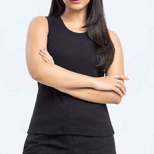 Chaleco de algodón con logotipo personalizado para mujer, camiseta sin mangas de gimnasio en blanco, ropa de calle personalizada, camiseta sin mangas para hombre - Product Image 3