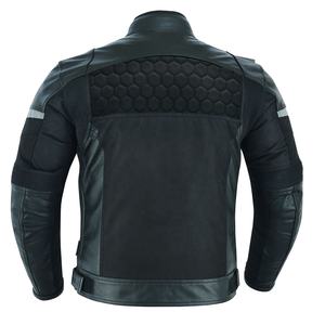Chaqueta de cuero para motocicleta para hombre, reflectante, impermeable, estilo motorista, con certificado CE, nueva - Product Image 5