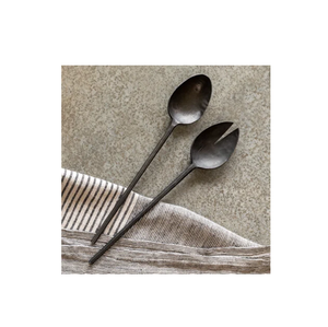 Cuchara de metal con espejo de 2 piezas, cuchillo de plata, cuchara, tenedor, 1 pieza, hotel para restaurantes, uso al mejor precio - Product Image 1