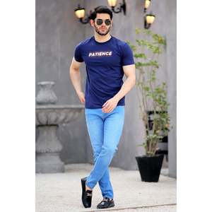 Camiseta Casual Gráfica para Hombre Unze London, Modelo 'GUANA', 100% Algodón Orgánico, Talla Grande, Mezcla de Algodón y Fibra de Bambú - Product Image 4