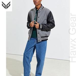 Men's High Street Plus Size Letterman <b>Jacket</b> High Quality Winter Outdoor Canvas Fabric <b>Mandarin</b> <b>Collar</b> Breathable Customizable - Product Image 3