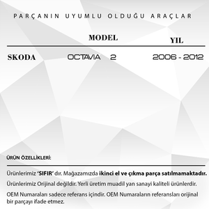 Engrenage de réparation du moteur d'essuie-glace arrière pour Skoda Octavia - Product Image 2