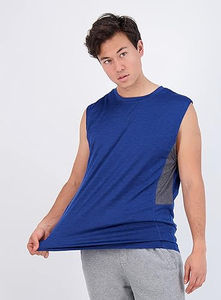 Camiseta sin mangas personalizada de talla grande para hombre al por mayor, camiseta sin mangas transpirable de secado rápido para gimnasio, chaleco de entrenamiento de alta calidad para Fitness - Product Image 2