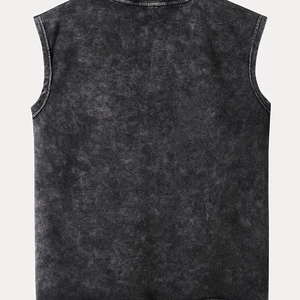 Débardeur sans manches en coton/polyester pour homme NY imprimé Gym Workout Chemise décontractée d'été en S-XXL tailles - Product Image 5