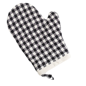 Mitaines de four résistantes à la chaleur les plus vendues pour les ustensiles de cuisson Grill Gants de four imprimés en coton de chef de haute qualité directement de l'usine - Product Image 4