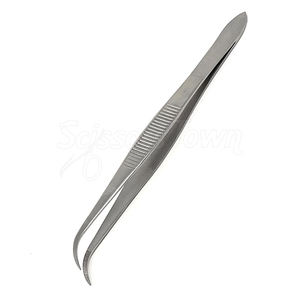 Pince à pansement en acier inoxydable avec poignée de précision pour les soins infirmiers et les procédures médicales à usage clinique professionnel - Product Image 1