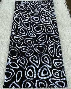 Tissu africain en coton imprimé à la cire authentique pour femmes, vêtements de mode, artisanat et couture fabriqués en Libye - Product Image 6