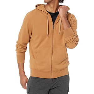 Vêtements de sport pour hommes personnalisés de qualité supérieure, brodés et imprimés, avec poche zippée cachée, pour l'entraînement et le fitness, couleur unie, tricotés, 100% coton, écologiques - Product Image 3